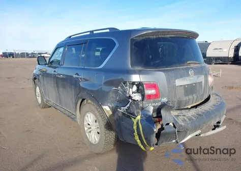 2017 Nissan Armada Sv z USA, uszkodzony, nr VIN JN8AY2NC5H9507970